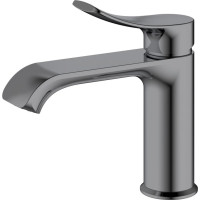 Sapho SUGA stojánková umyvadlová baterie bez výpusti, gun metal TJ002GM