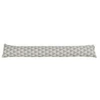 Těsnící válec do dveří a oken LUPPO 85x15 cm - Trojúhelníky - šedý