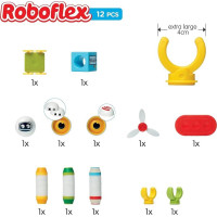 SMARTMAX Magnetická stavebnice Roboti 12 dílků
