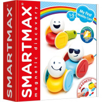 SMARTMAX Magnetická stavebnice Moje první autíčka 7 dílků