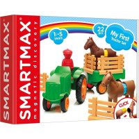 SMARTMAX Magnetická stavebnice Můj první traktor 22 dílků
