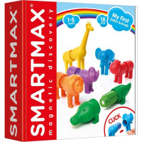 SMARTMAX Magnetická stavebnice Moje první safari 18 dílků