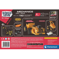 CLEMENTONI Science&Play Mechanická laboratoř Těžební auta 2v1