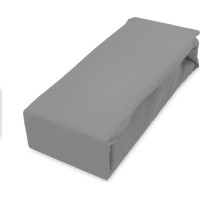 Jersey prostěradlo SOFT 200x160 cm + 25cm - světle šedé