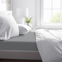 Jersey prostěradlo SOFT 200x160 cm + 25cm - světle šedé