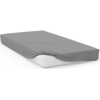 Jersey prostěradlo SOFT 200x160 cm + 25cm - světle šedé