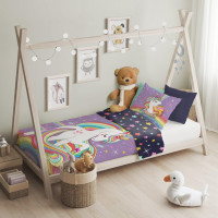 Dětské bavlněné povlečení do postýlky 135x100 cm CUDDLES - Poník