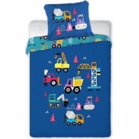 Dětské bavlněné povlečení do postýlky 135x100 cm CUDDLES - Stavební technika
