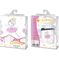 Dětské bavlněné povlečení do postýlky 135x100 cm CUDDLES - Baletka