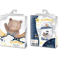 Dětské bavlněné povlečení do postýlky 135x100 cm CUDDLES - Loďka