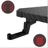 Herní stůl SHADOW GAMER 2.0 140 cm LED RGB