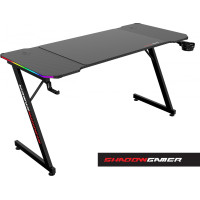 Herní stůl SHADOW GAMER 2.0 140 cm LED RGB