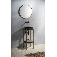 Sapho PUNO podstavec s umyvadlem 375x870x448xmm, zlato mat SKA380-5-01