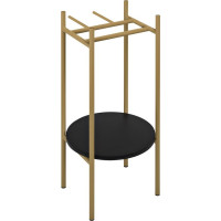 Sapho PUNO podstavec pod kulatá umyvadla 375x830x448xmm, zlato mat SKA380-5