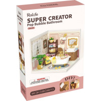 RoboTime Miniatura domečku Dívčí koupelna