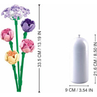 Sluban Flowers M38-B1101-17 Pivoňky ve váze