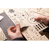 Ugears 3D dřevěné mechanické puzzle Maják Split Rock