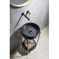 Sapho PUNO podstavec s umyvadlem 375x870x448xmm, zlato mat SKA380-5-01