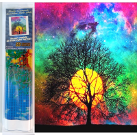 NORIMPEX Diamantové malování Barevný západ slunce 30x40cm