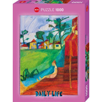HEYE Puzzle Daily Life: U řeky 1000 dílků