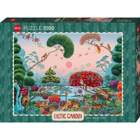 HEYE Puzzle Exotická zahrada: Úžasná džungle 1500 dílků