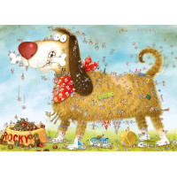 HEYE Puzzle Na psovi 1000 dílků