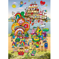 HEYE Puzzle Na výletě: Jon Burgerman 500 dílků
