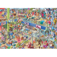 HEYE Puzzle Zvířecí tělocvična 1000 dílků