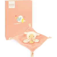 Doudou Plyšový muchláček oranžový Ovečka 19 cm