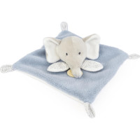 Doudou Plyšový muchláček modrošedý Slon 19 cm