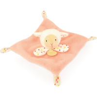 Doudou Plyšový muchláček oranžový Ovečka 19 cm