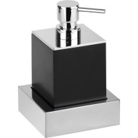 Sapho X-STEEL dávkovač mýdla na postavení 200ml, černá XS104B