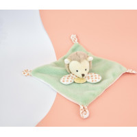 Doudou Plyšový muchláček zelený Ježek 19 cm