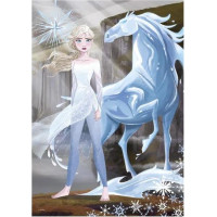 Dino Puzzle Frozen II s ledovým koněm 100 dílků