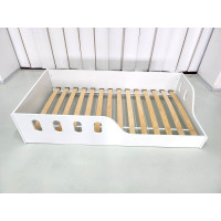 SESTAVENO: Dětská Montessori postel COCO 160x80 cm - bílá, levá