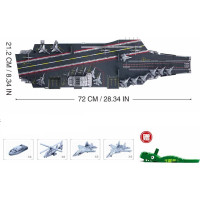Sluban Model Bricks M38-B1188 Letadlová loď Fujian