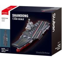 Sluban Model Bricks M38-B1189 Letadlová loď Shandong