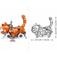 Sluban Pleyerid M38-P8018 Mechanická kočka oranžová