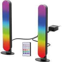 Solight LED RGB osvětlení Gaming, dálkový ovladač, zvukový senzor, USB