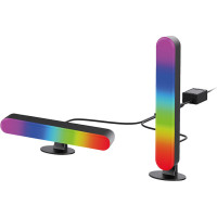 Solight LED RGB osvětlení Gaming, dálkový ovladač, zvukový senzor, USB