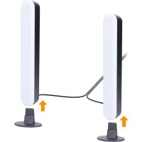 Solight LED RGB osvětlení Gaming, dálkový ovladač, zvukový senzor, USB