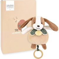 Doudou Plyšový pes hrající melodii 20 cm