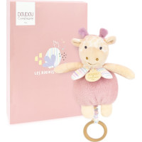 Doudou Plyšová žirafa hrající melodii 20 cm