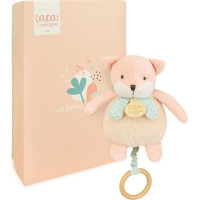 Doudou Plyšová liška hrající melodii 20 cm