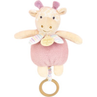 Doudou Plyšová žirafa hrající melodii 20 cm