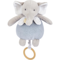 Doudou Plyšový slon hrající melodii 20 cm