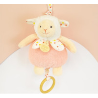 Doudou Plyšová ovečka hrající melodii 20 cm