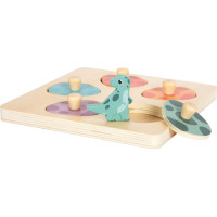 small foot Dřevěné paměťové puzzle Dino