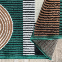 Kusový koberec ALPHA Abstract - zelený