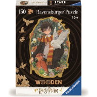 RAVENSBURGER Dřevěné obrysové puzzle Harry Potter 150 dílků